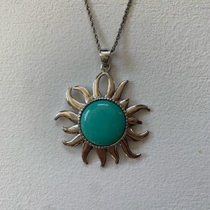 Sterling Silver & Turquoise Necklace 💎